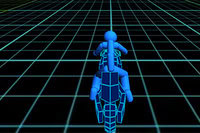 Stickman Neon Warriors dünyasında motorsiklet yarışı oyunu