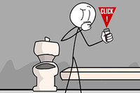 Stickman ufak bir suç işlediği için tekrar hapishaneye girdi