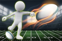 Koşu ve Rugby Vuruş oyununun birleşimi