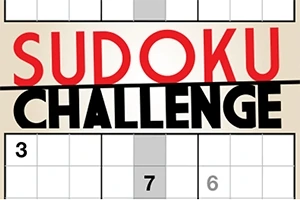 Sudoku Challenge başlığı altında bir sudoku ızgarası