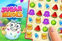 Sugar Kahramanları yeni muhteşem eşleştirme 3 bulmacamızda sizi