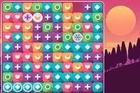 Sunset Valleyin rahatlatıcı oyununda 3 veya daha fazla bloğu temizleyin