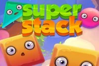 Tüm şekilleri Super Stackte üst üste dizin
