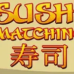 Sushi Matching başlığı ve altındaki Japonca karakterlerin yer aldığı grafik