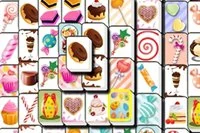 Şekerlerle Mahjong Solitaire Oyunu