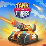 Renkli ve canlı bir arkaplanda, ateş eden turuncu bir tankın yer aldığı animasyon