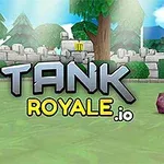 Pembe desenli bir tankın yeşil bir alanda bulunduğu, arka planda kale duvarları ve ağaçların yer aldığı bir sahne