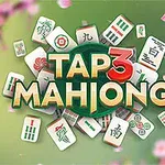 Yeşil arka plan üzerinde, ortasında büyük ve dikkat çekici yazıyla çevresinde çeşitli Mahjong taşları bulunan bir görüntü