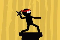 Ninja yıldızlarını diğer ninjalara atarak savaş!