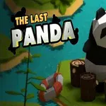 Düşmüş kütüklerin üzerine oturmuş bir panda ve renkli yazıyla The Last Panda başlığı