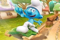 The Smurfs Skate Rushta kaykay yaparken rüzgarı hisset!