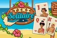 Tiki Solitaire, popüler Solitaire kart oyununun zamana karşı oynanan bir