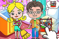 Yeni bir ailenin dağınık evi sıcacık bir yuvaya dönüştürmesine yardım et