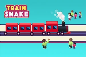 Kırmızı bir tren raylarda ilerlerken etrafında insanlar duruyor