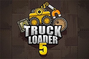 Bir vinç, kutu ve varil görselleriyle Truck Loader 5 yazısı