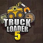 Bir vinç, kutu ve varil görselleriyle Truck Loader 5 yazısı