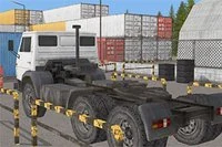 3D kamyon park simülasyonu oyunu