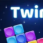 Renkli kare blokların eğik bir şekilde sıralandığı ve üst kısmında Twirl yazısının yer aldığı yıldızlı bir arka plan