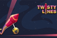 Twisty Linesta 2D evrende süzül, yörüngeye gir ve hayatta kal: Uzayın en