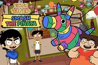 Victor ve Valentino pinatalarla oynamayı ve şeker toplamayı severler