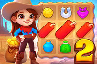 Wild West Match 2, sizi Vahşi Batının heyecan verici altına hücum