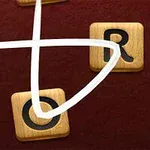 Ahşap kareler üzerine yerleştirilmiş D, O, R harfleri ve bunları birleştiren beyaz çizgi